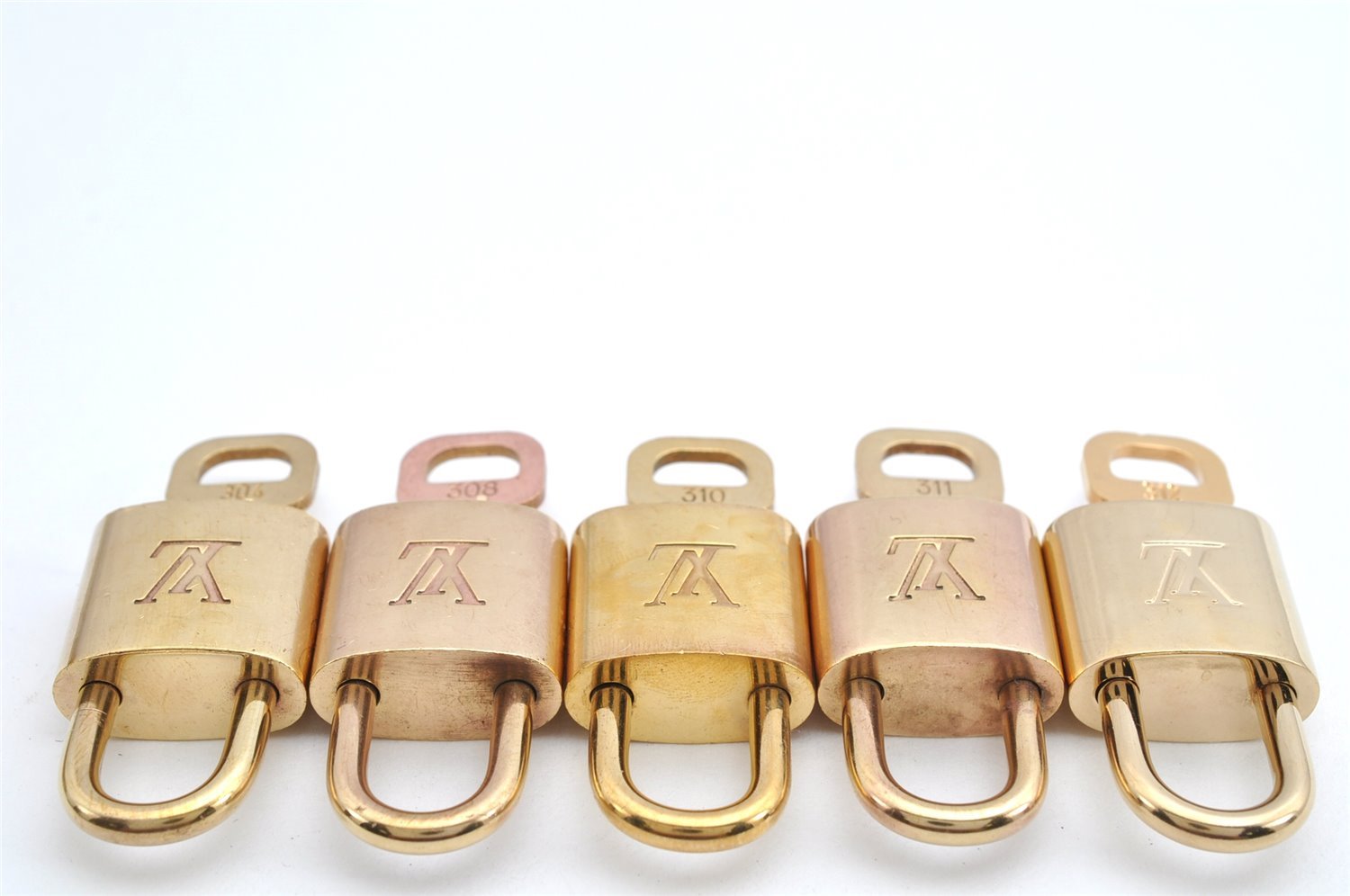 Authentic Louis Vuitton Padlock & Keys 10Set LV 7934J