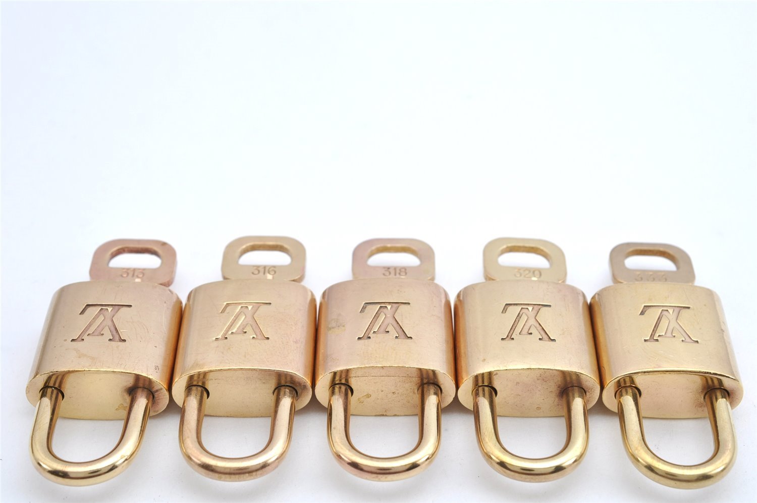 Authentic Louis Vuitton Padlock & Keys 10Set LV 7934J