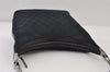 Authentic GUCCI Vintage Shoulder Bag Purse GG Canvas Leather 0013814 Black 7935I