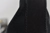 Authentic GUCCI Vintage Shoulder Bag Purse GG Canvas Leather 0013814 Black 7935I