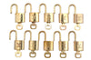 Authentic Louis Vuitton Padlock & Keys 10Set LV 7935J