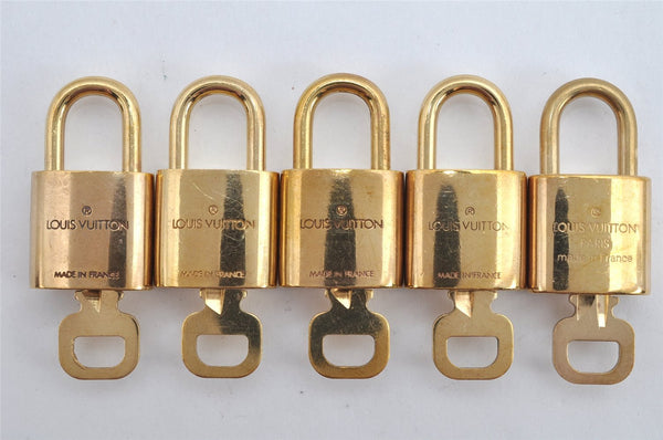 Authentic Louis Vuitton Padlock & Keys 10Set LV 7935J