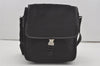 Authentic PRADA Nylon Tessuto Saffiano Leather Shoulder Cross Bag Black 7936I