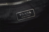 Authentic PRADA Nylon Tessuto Saffiano Leather Shoulder Cross Bag Black 7936I