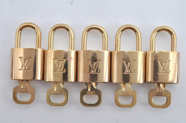 Authentic Louis Vuitton Padlock & Keys 10Set LV 7936J