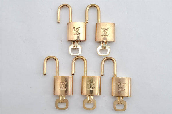 Authentic Louis Vuitton Padlock & Keys 10Set LV 7936J