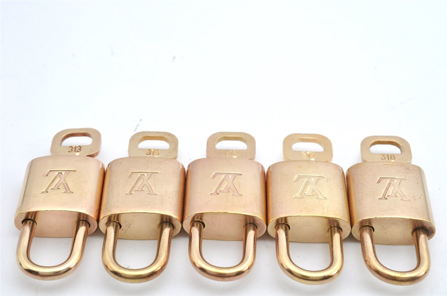 Authentic Louis Vuitton Padlock & Keys 10Set LV 7936J