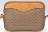 Authentic GUCCI Micro GG PVC Leather Shoulder Cross Body Bag Purse Brown 7937G