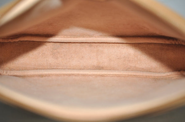 Authentic GUCCI Micro GG PVC Leather Shoulder Cross Body Bag Purse Brown 7937G