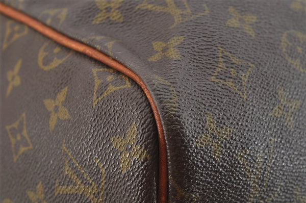 Authentic Louis Vuitton Monogram Sac Souple55 Hand Boston Bag M41622 LV 7937I