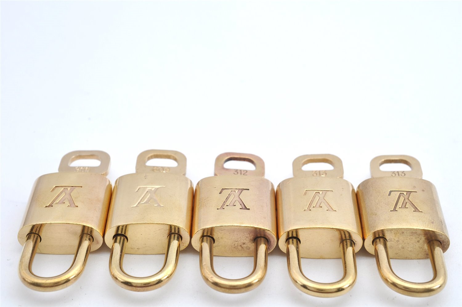 Authentic Louis Vuitton Padlock & Keys 10Set LV 7937J