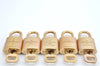 Authentic Louis Vuitton Padlock & Keys 10Set LV 7937J