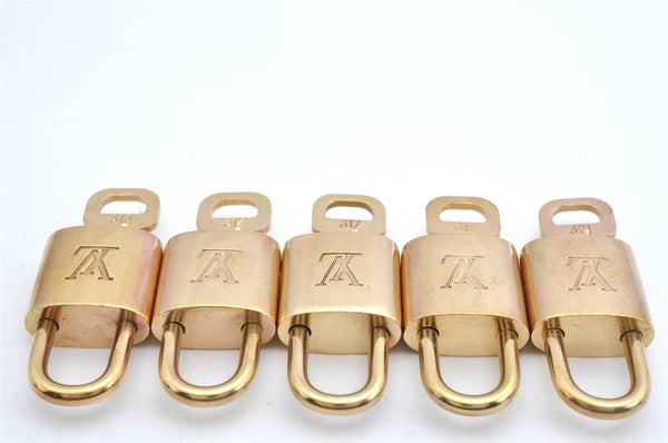 Authentic Louis Vuitton Padlock & Keys 10Set LV 7937J