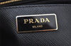 Authentic PRADA Vintage Saffiano Leather 2Way Shoulder Hand Bag Black 7939I