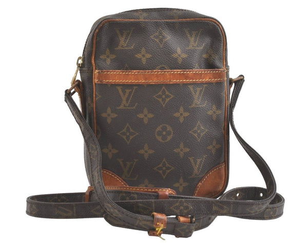 Authentic Louis Vuitton Monogram Danube Shoulder Cross Body Bag M45266 LV 7940J