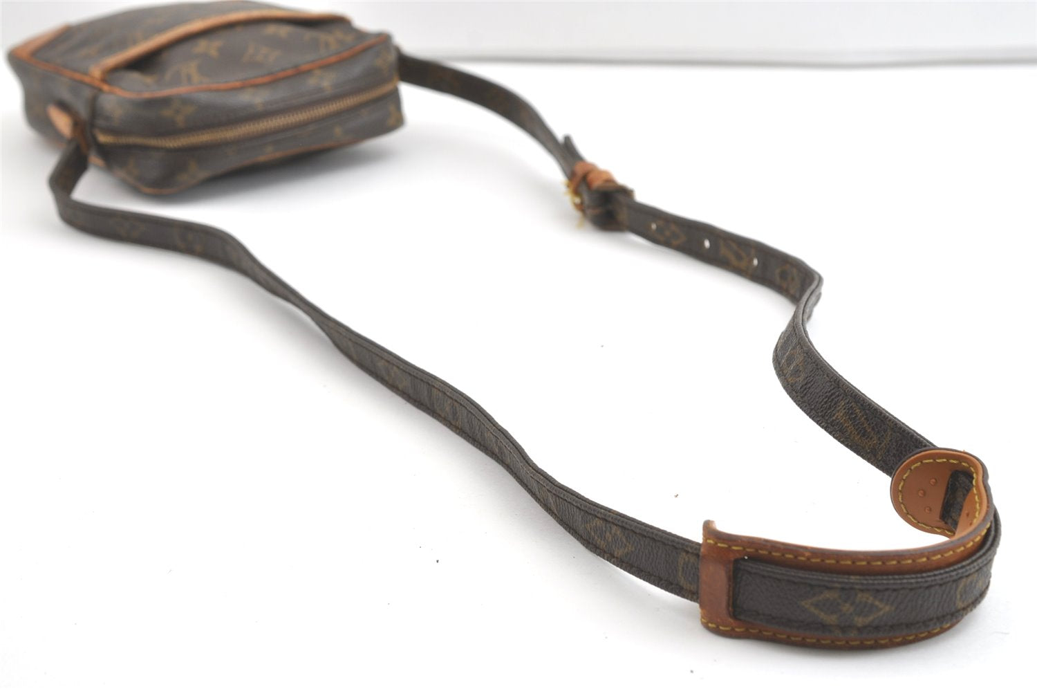 Authentic Louis Vuitton Monogram Danube Shoulder Cross Body Bag M45266 LV 7940J