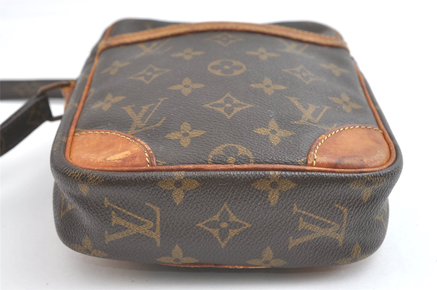 Authentic Louis Vuitton Monogram Danube Shoulder Cross Body Bag M45266 LV 7940J