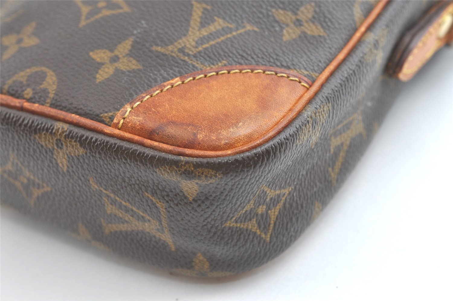 Authentic Louis Vuitton Monogram Danube Shoulder Cross Body Bag M45266 LV 7940J