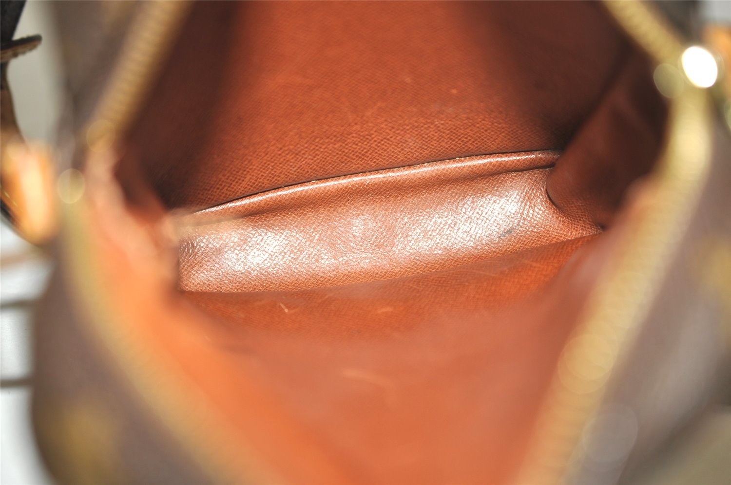 Authentic Louis Vuitton Monogram Danube Shoulder Cross Body Bag M45266 LV 7940J