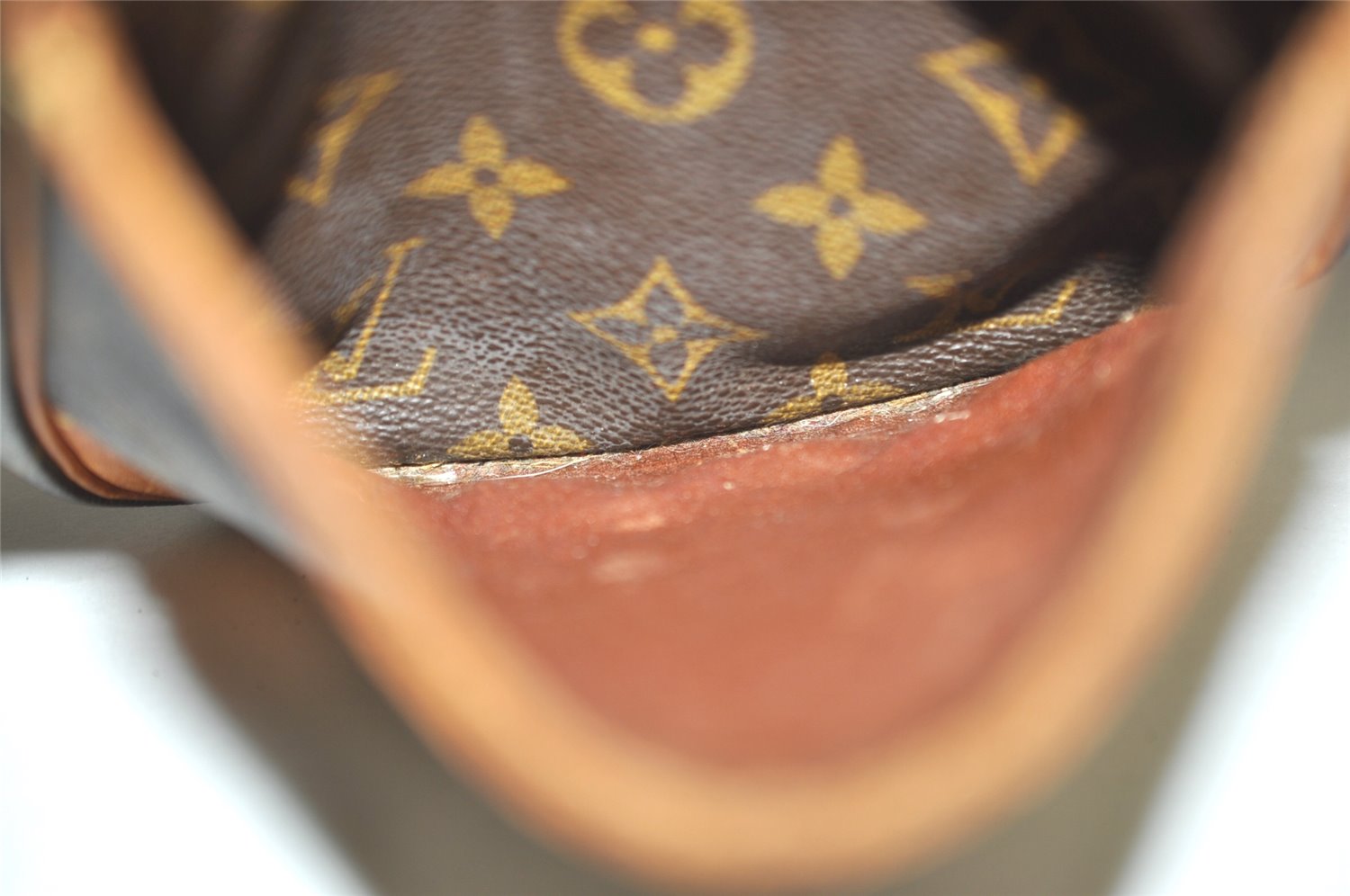 Authentic Louis Vuitton Monogram Danube Shoulder Cross Body Bag M45266 LV 7940J