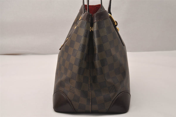 Authentic Louis Vuitton Damier Hampstead PM Shoulder Tote Bag N51205 LV 7941J