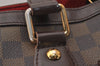 Authentic Louis Vuitton Damier Hampstead PM Shoulder Tote Bag N51205 LV 7941J