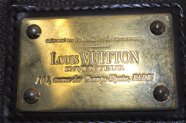 Authentic Louis Vuitton Damier Hampstead PM Shoulder Tote Bag N51205 LV 7941J