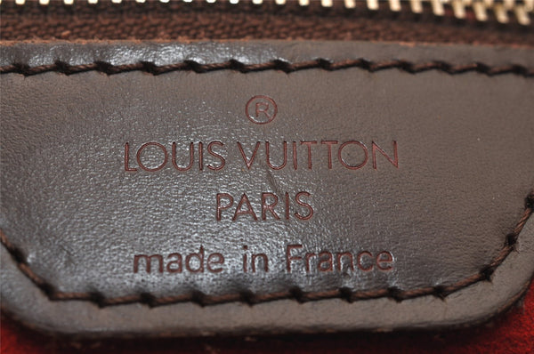 Authentic Louis Vuitton Damier Hampstead PM Shoulder Tote Bag N51205 LV 7941J