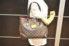 Authentic Louis Vuitton Damier Hampstead PM Shoulder Tote Bag N51205 LV 7941J