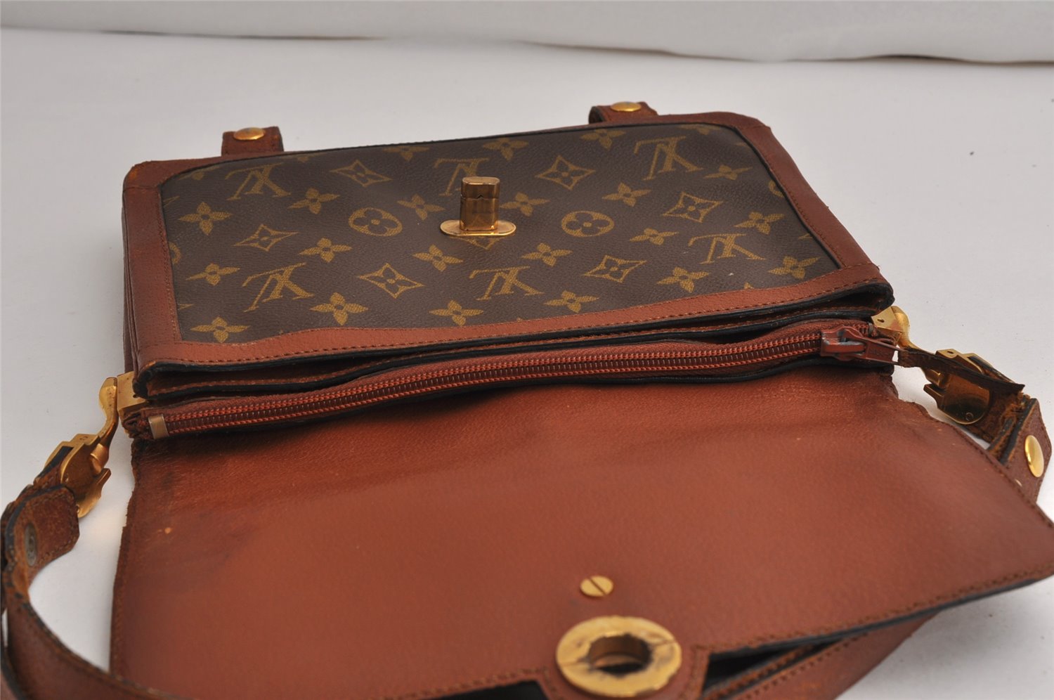 Authentic Louis Vuitton Monogram Sac Vavolet Hand Bag Old Model LV Junk 7942J