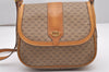 Authentic GUCCI Micro GG PVC Leather Shoulder Cross Bag Purse Brown 7945I