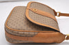 Authentic GUCCI Micro GG PVC Leather Shoulder Cross Bag Purse Brown 7945I