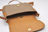 Authentic GUCCI Micro GG PVC Leather Shoulder Cross Bag Purse Brown 7945I