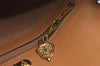 Authentic GUCCI Micro GG PVC Leather Shoulder Cross Bag Purse Brown 7945I