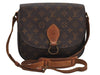 Authentic Louis Vuitton Monogram Saint Cloud GM M51242 Shoulder Cross Bag 7945J