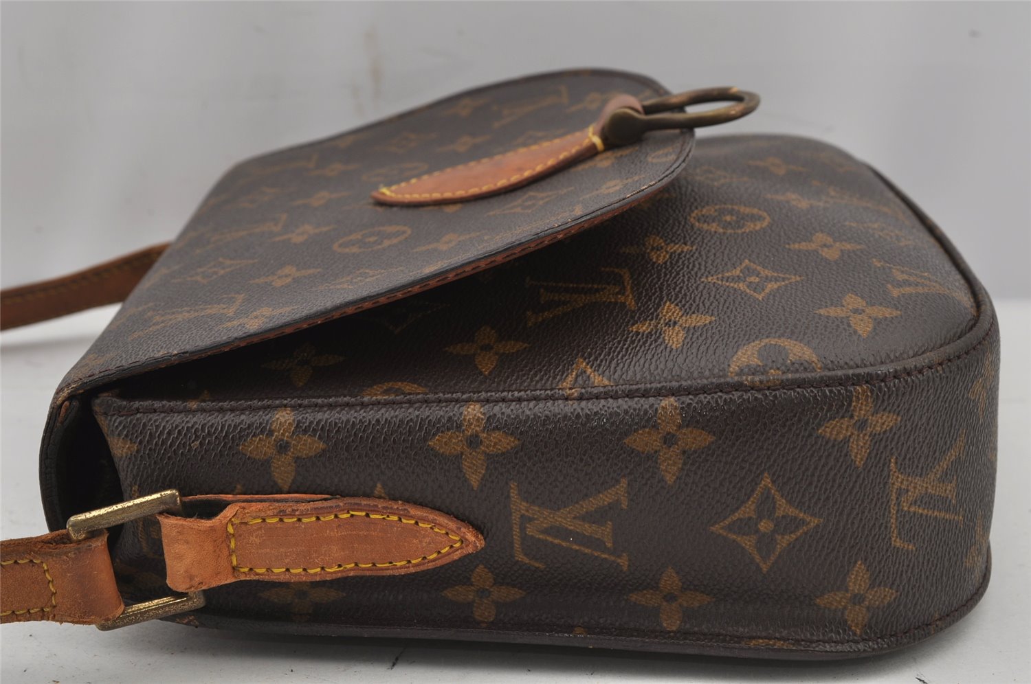 Authentic Louis Vuitton Monogram Saint Cloud GM M51242 Shoulder Cross Bag 7945J