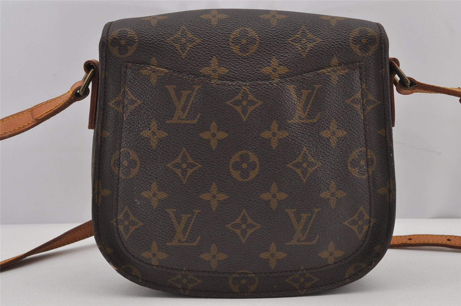 Authentic Louis Vuitton Monogram Saint Cloud MM M51243 Shoulder Cross Bag 7946J