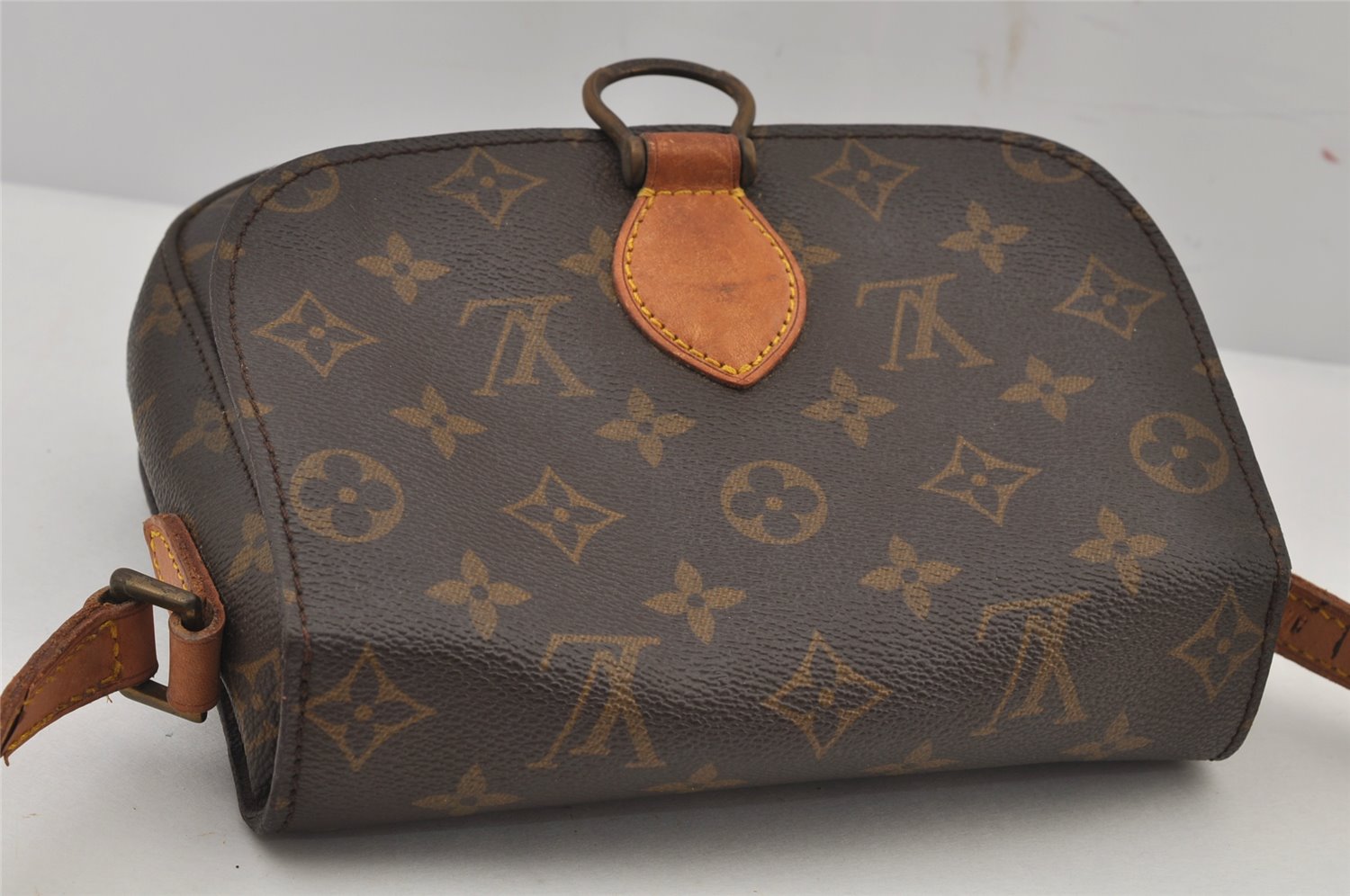 Authentic Louis Vuitton Monogram Saint Cloud MM M51243 Shoulder Cross Bag 7946J