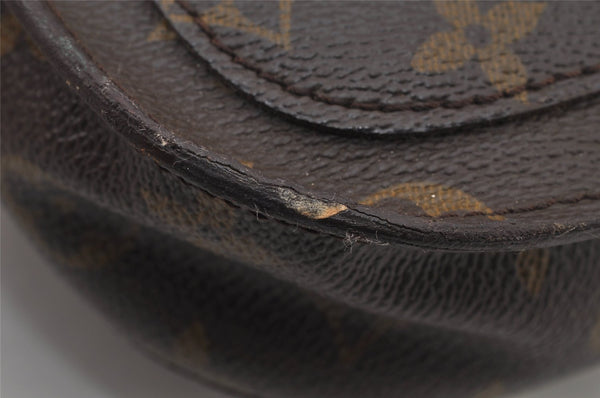 Authentic Louis Vuitton Monogram Saint Cloud MM M51243 Shoulder Cross Bag 7946J
