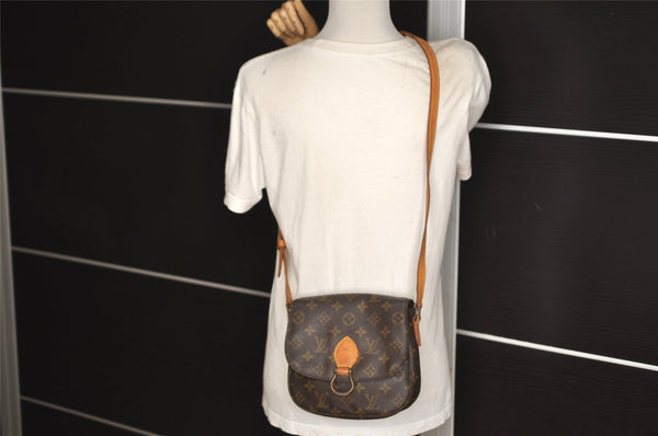 Authentic Louis Vuitton Monogram Saint Cloud MM M51243 Shoulder Cross Bag 7946J