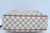 Authentic Louis Vuitton Damier Azur Siracusa PM N41113 Shoulder Bag Junk 7947H