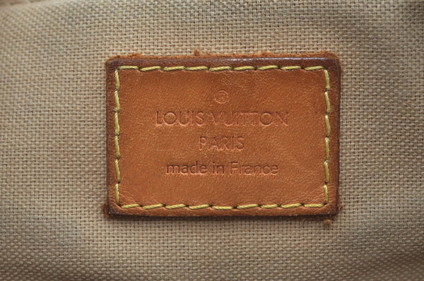 Authentic Louis Vuitton Damier Azur Siracusa PM N41113 Shoulder Bag Junk 7947H