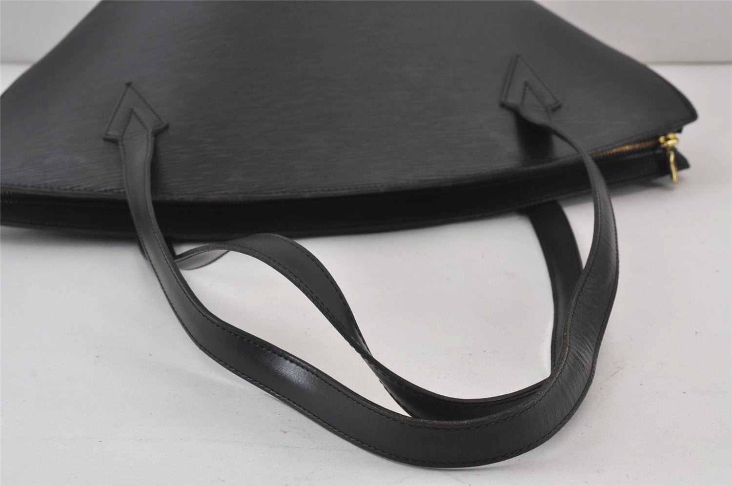 Auth Louis Vuitton Epi Saint Jacques Shopping Shoulder Bag Black M52262 LV 7947J