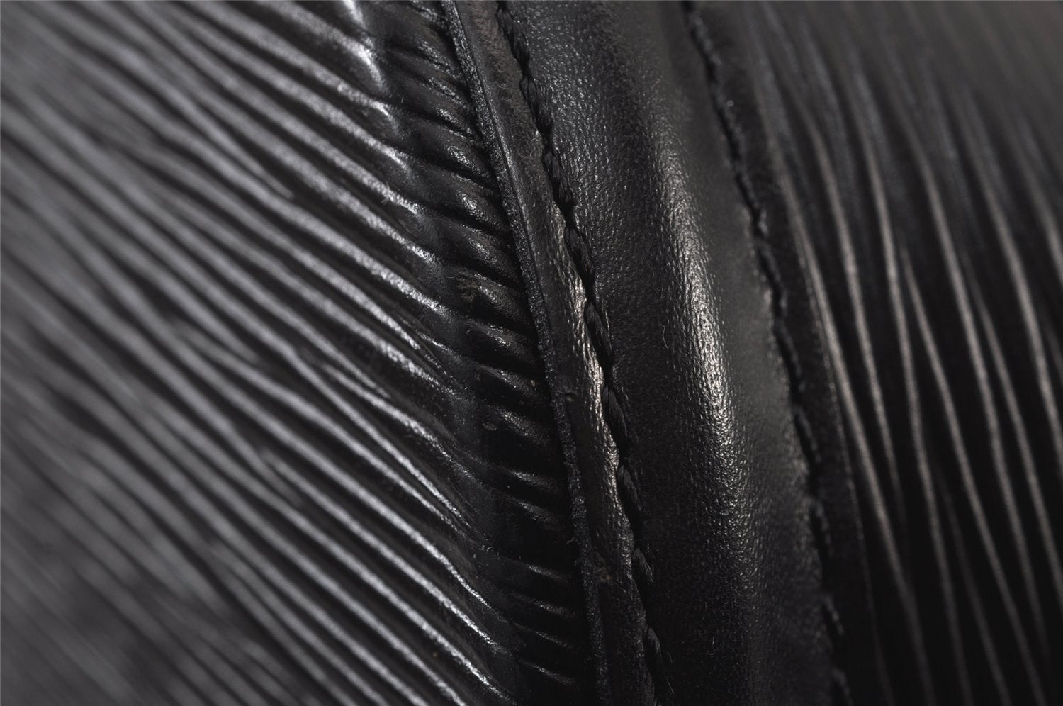 Auth Louis Vuitton Epi Saint Jacques Shopping Shoulder Bag Black M52262 LV 7947J