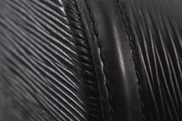 Auth Louis Vuitton Epi Saint Jacques Shopping Shoulder Bag Black M52262 LV 7947J