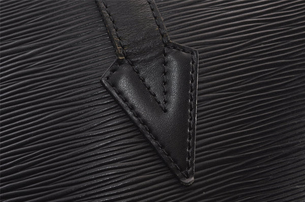 Auth Louis Vuitton Epi Saint Jacques Shopping Shoulder Bag Black M52262 LV 7947J