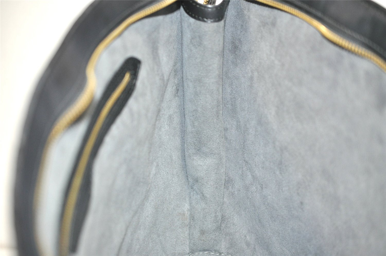 Auth Louis Vuitton Epi Saint Jacques Shopping Shoulder Bag Black M52262 LV 7947J