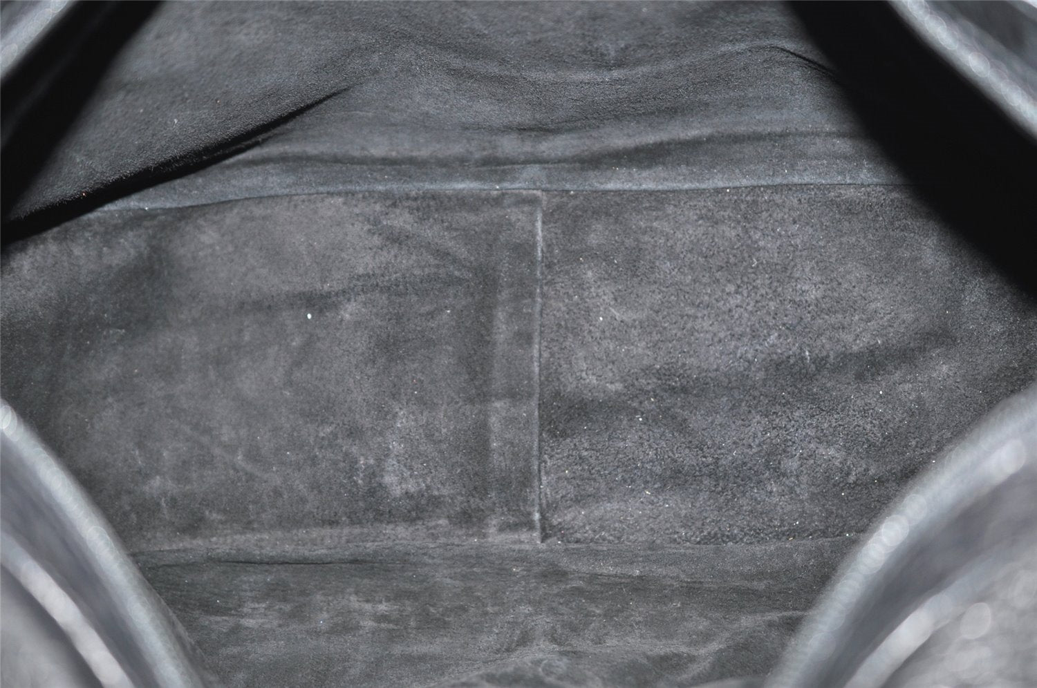 Authentic GUCCI Vintage Shoulder Cross Body Bag Purse Leather Black 7948I