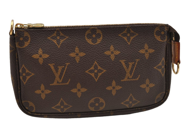 Authentic Louis Vuitton Monogram Pouch For Bucket PM LV 7950I