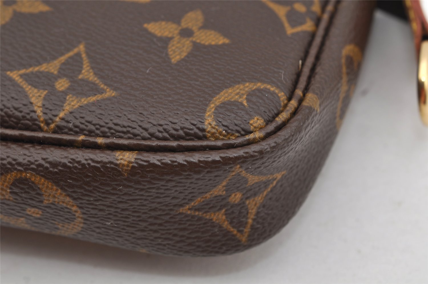 Authentic Louis Vuitton Monogram Pouch For Bucket PM LV 7950I